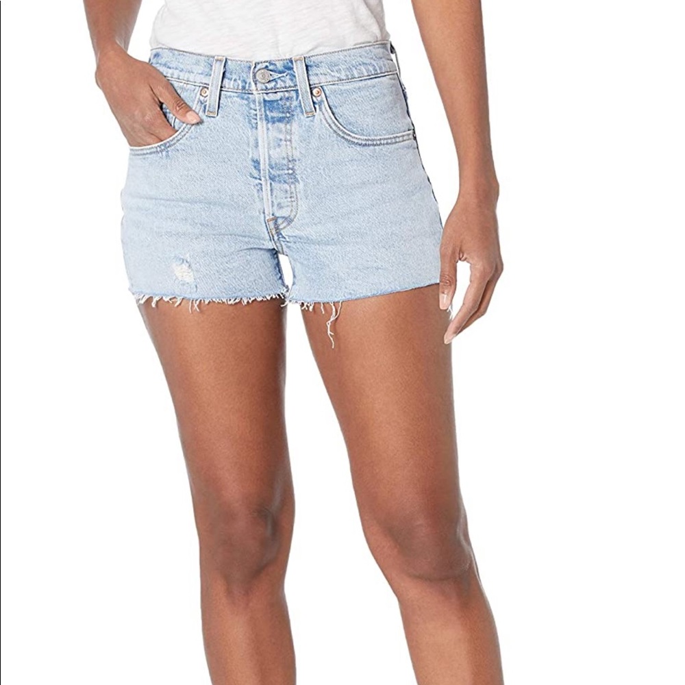 Levi 501 Jean Shorts High Rise